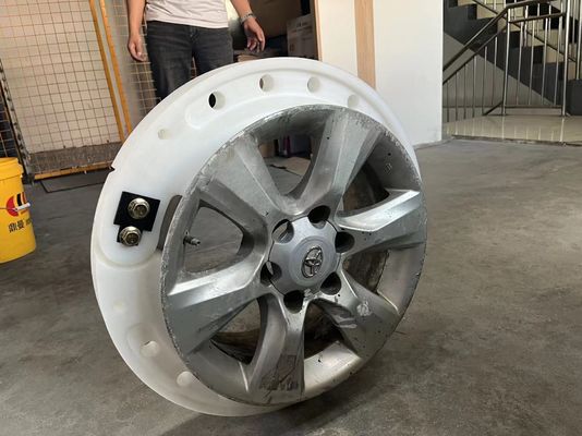 안전을 운영하는 고분자 운영된 응급 상황 펑크 난 타이어 삽입물 차량은 평평한 장치를 운영합니다